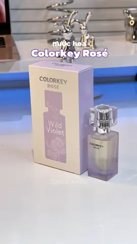 Mùi sang trọng, điềm đạm, quý phái lắm nha mấy bà #colorkeyrosé #colorkey #wildviolet #nuochoachinhhang #nuochoaquycosangtrong