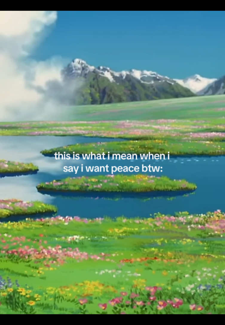ghibli's nature heals me 🤍 sometimes i wish i could just disappear there and everything could be okay again :') #ghibli #ghiblistudios #studioghibli #animefypシ #animegirl 