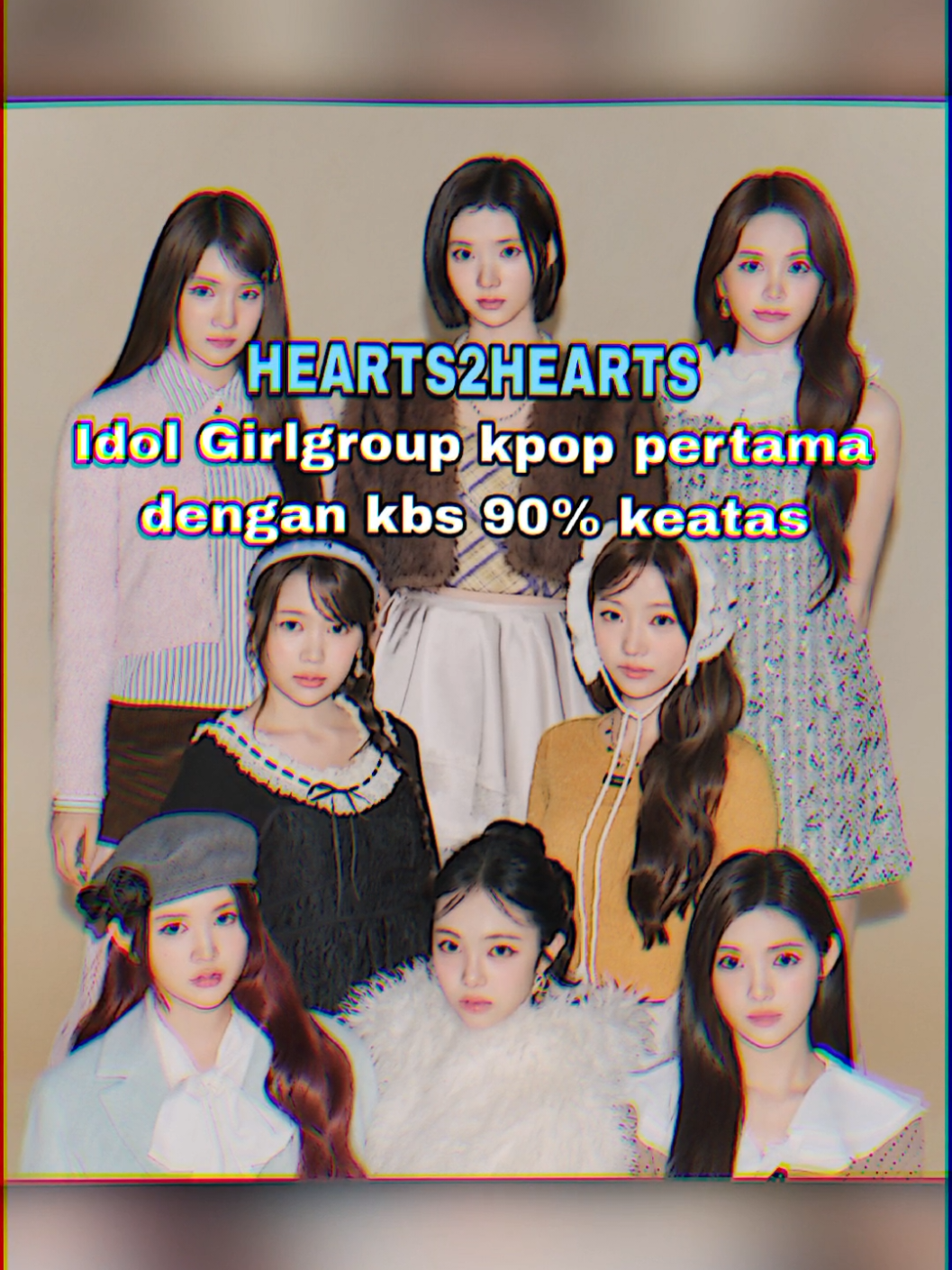 HEARTS2HEARTS cetak rekor Pertama dengan member KBS 90% ke atas 🫶🏻🩷🩵 ga kaleng-kaleng sm debutin mereka😭 #hearts2hearts #하트투하츠 #H2H_FocusAlbumDDAY #h2h #S2U 
