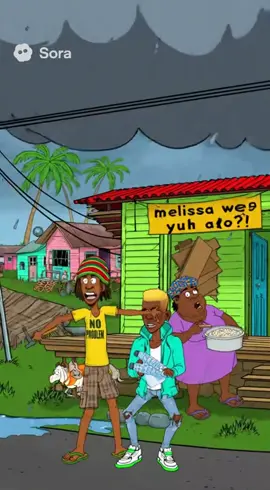 Storm Melissa  #jamaica #jamaicancartoon #jamaicanstorytime #weatherreport #melissa