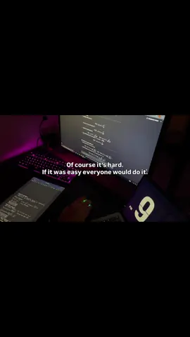 If it was easy everyone would do it. #studytok #motivation #SelfImprovement #student #edit