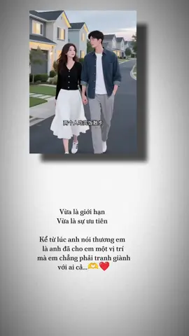 Ngoài kia không ai đợi em, anh đợi em. Ngoài kia không ai thương em,anh thương em. Ngoài kia không ai lắng nghe em,anh nghe em. Ngoài kia không ai cần em, anh cần em. Nếu cuộc đời này đối xử tệ với em, không sao cả, em đừng lo,anh vẫn luôn ở đây, bước cùng em. Anh sẽ dành hết dịu dàng và ấm áp để yêu em...❤️❤️❤️ #yeuthuong #hanhphuc #damcuoi #thuongmotnguoi #yk 