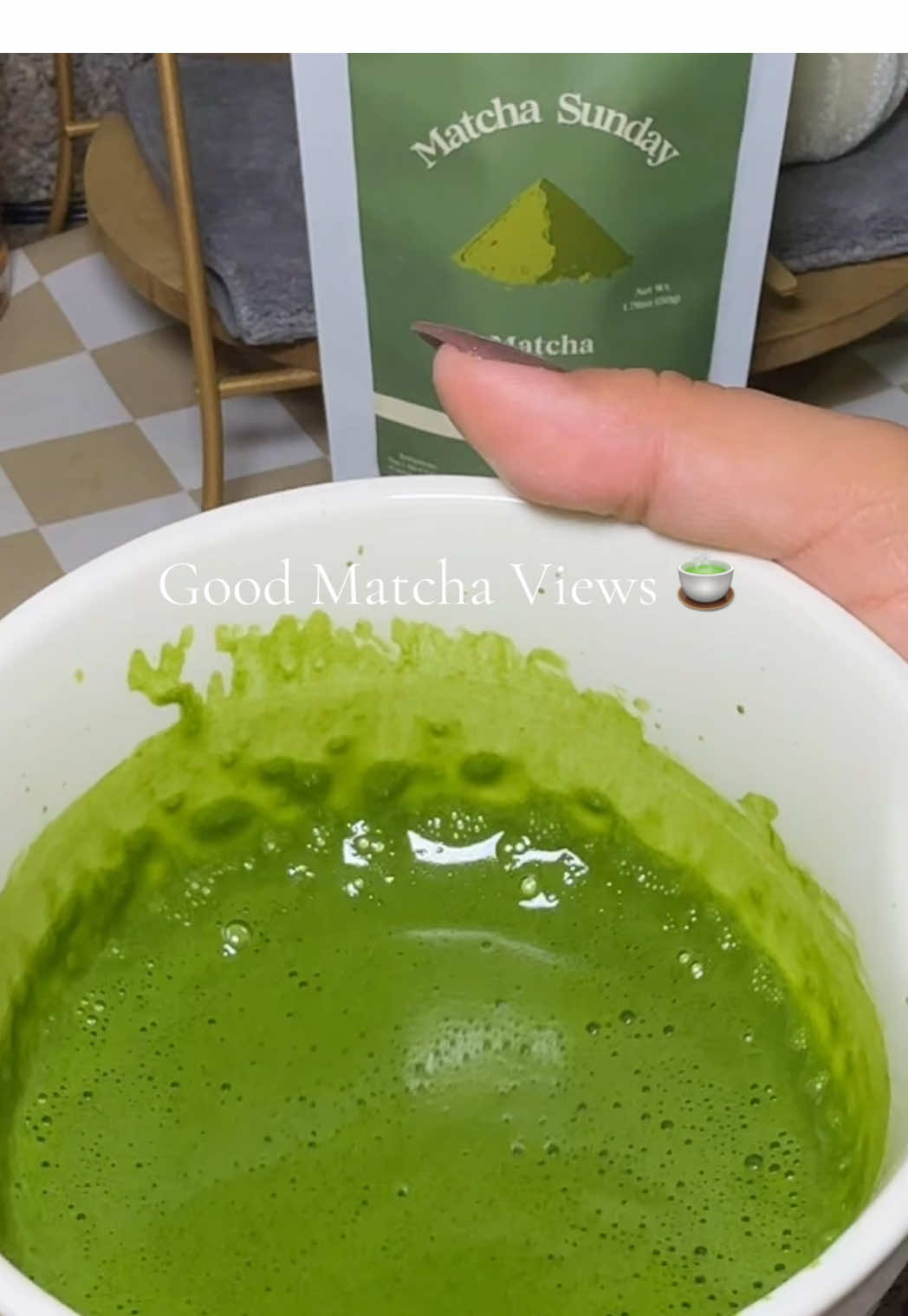 Replying to @Matcha Sunday LLC  I love a vibrant matcha 🤩💚💚💚💚 @Matcha Sunday LLC  #matcha #matchaathome #matchasunday #falldealsforyou #tiktokshopblackfriday 