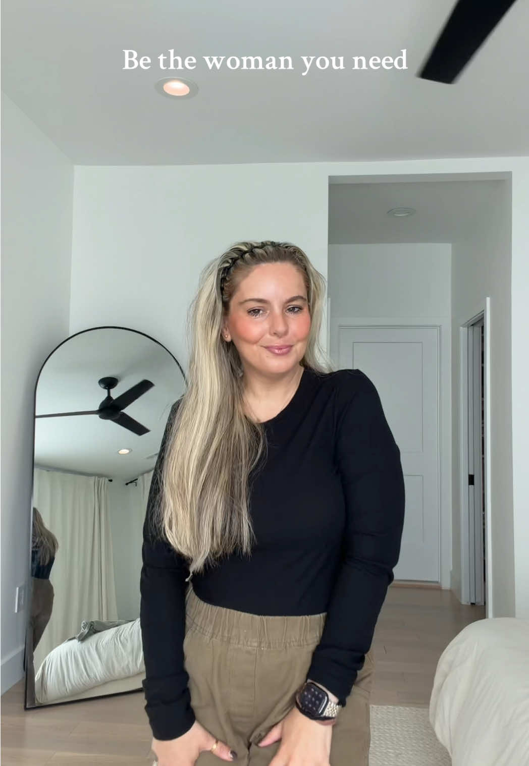 For the moms who give their all every day — don’t forget to pour some back into you 💕 #grwm #momstyle #glowupmom #outfittransition #outfitinspo 