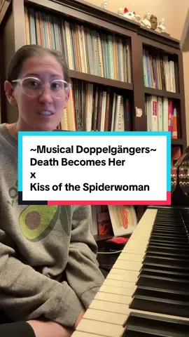 Musical Doppelgängers 👀 “If You Want Perfection” (Death Becomes Her) and “Kiss of the Spider Woman” share the exact same melodic device in their choruses. The haunting interval gives both songs the “Halloween” vibes 🕷️💋 Coincidence… or musical homage? 👀 @Audigo @Death Becomes Her  #🎹 #MusicalTheatre #MusicTheory #ComposerTok #TheatreTok #BroadwayComposer #DeathBecomesHer #KissOfTheSpiderWoman #MusicalBreakdown #MusicAnalysis #PianoTok #MTComposer #MusicalDoppelganger #TheatreComposer #NewMusicals #madewithaudigo 