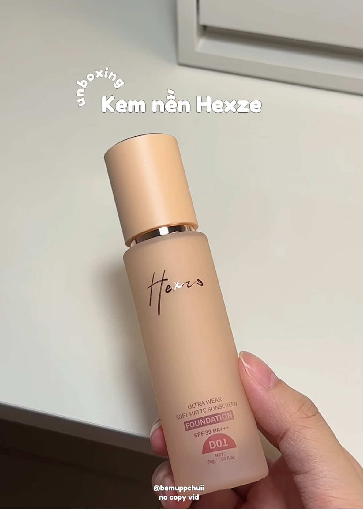 Cái nền nó mướt nó đã nhứ.c nách lun đoáaa ✨ #kemnen #kemnenhexze #hexze #reviewlamdep #makeup