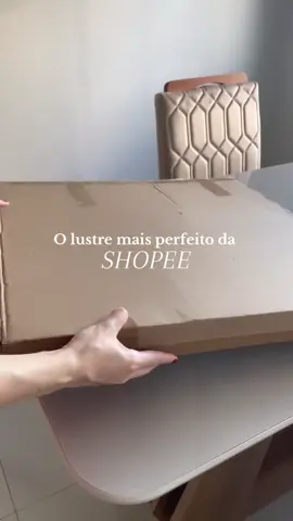 O Lustre mais procurado da Shoppe.✨😍   Comente “Eu quero” e receba o link. #achadinhos #luxo #achadosshopee 