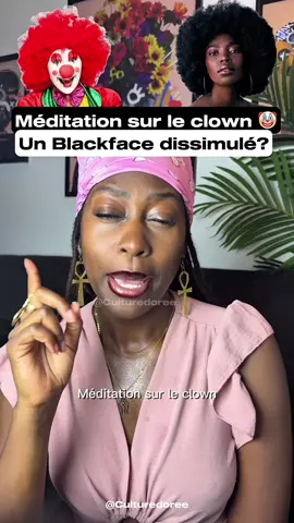 Méditation sur le Clown…  Pourquoi les clowns ont un afro? 🤔🤔🤔  #Culturedoree #Clown  