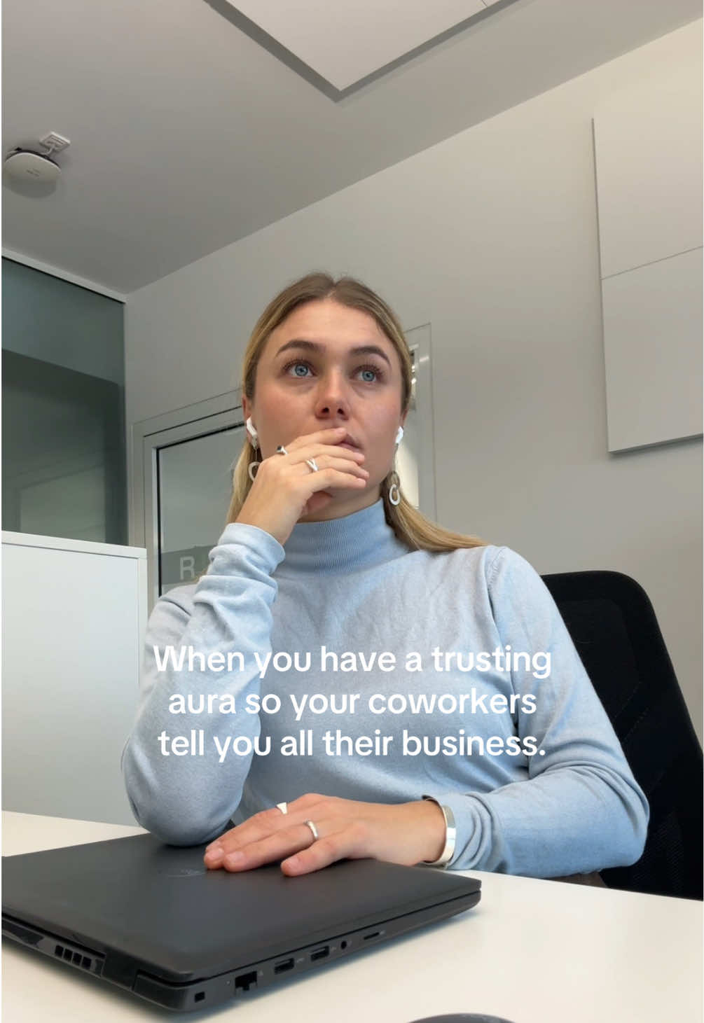people see me and think ,confession booth‘ #corporatehumor #fyp #office #corporatelife 
