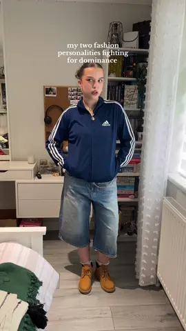 girly one day, streetwear the next 🫣 #relatable #fashion #fashionstyles #OOTD #outfitinspo 