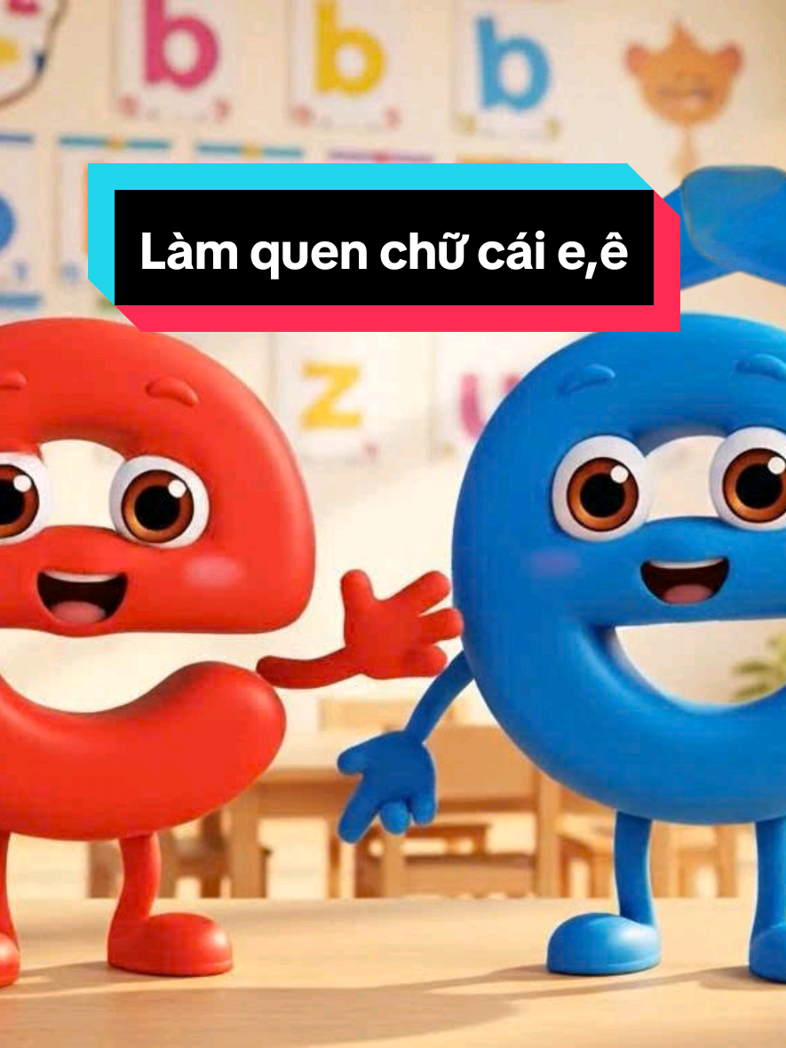 Học  chữ cái e , ê cùng mình nhé #giáoviênmầmnon #videoviral #làmquen #chữcái #videoAI @minhtam29188 
