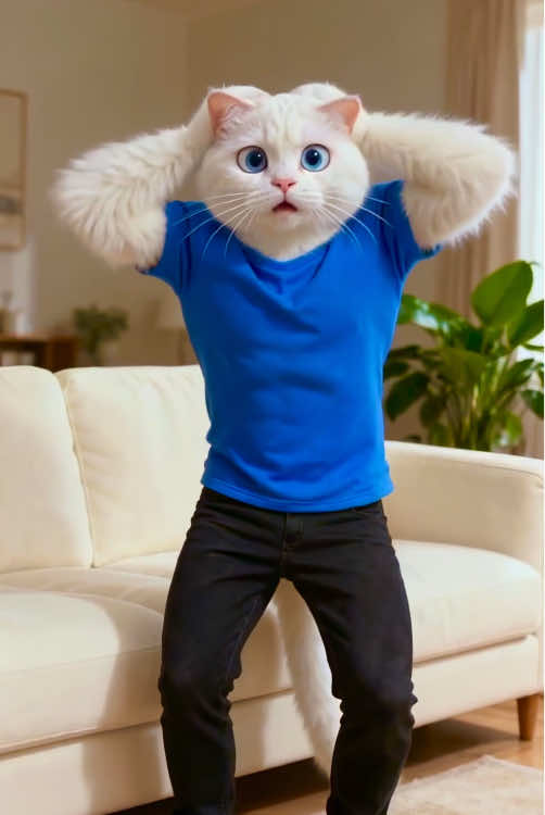 #ai #fyp #funnyvideos #aicats #funnycat 