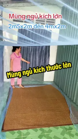 Mùng ngủ kích thước lớn#muataitiktok#xuhuongtiktok #mungnguchongmuoi #mungngu #khangvame