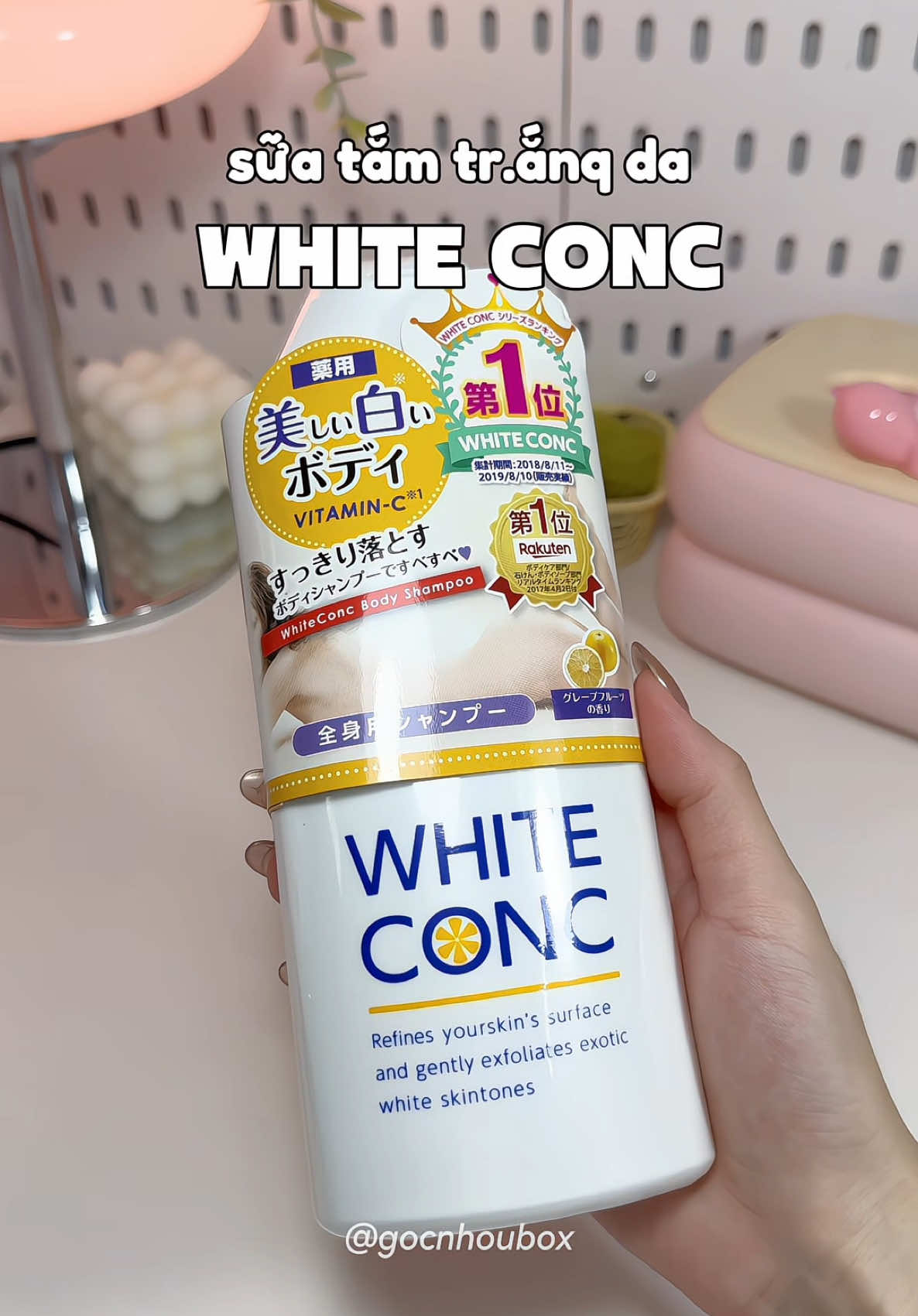 Đi chơi đi du lịch về da 🔥 nắng thì tắm em này đi mn #xuhuong #suatamtrangda #suatamwhiteconc #whiteconc #duongdabody 