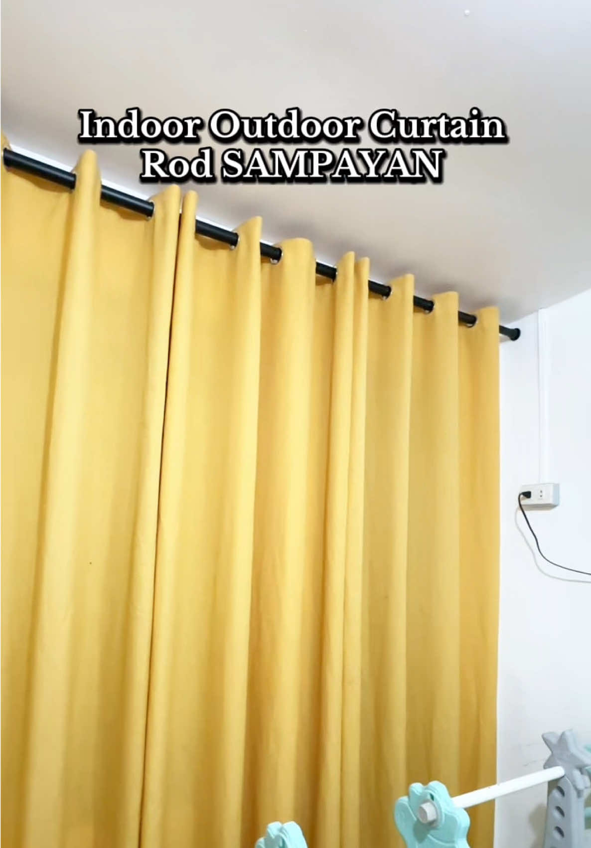 310-360cm Adjustable Curtain Rod SAMPAYAN  #curtainrod #sampayan #adjustablecurtainrod #adjustablesandals #telescopiccurtainrod 