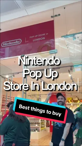 Nintendo Pop up Store in London - coolest things to buy!  Open from October 22nd to November 16th #nintendo #london #fyp #thingstodoinlondon #nintendoswitch 