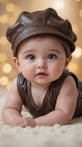 Baby says papa for the first time 🥰❤️💗  #sayspapa#cutevoice#sweetexpersion#luckypapa#aibabies 