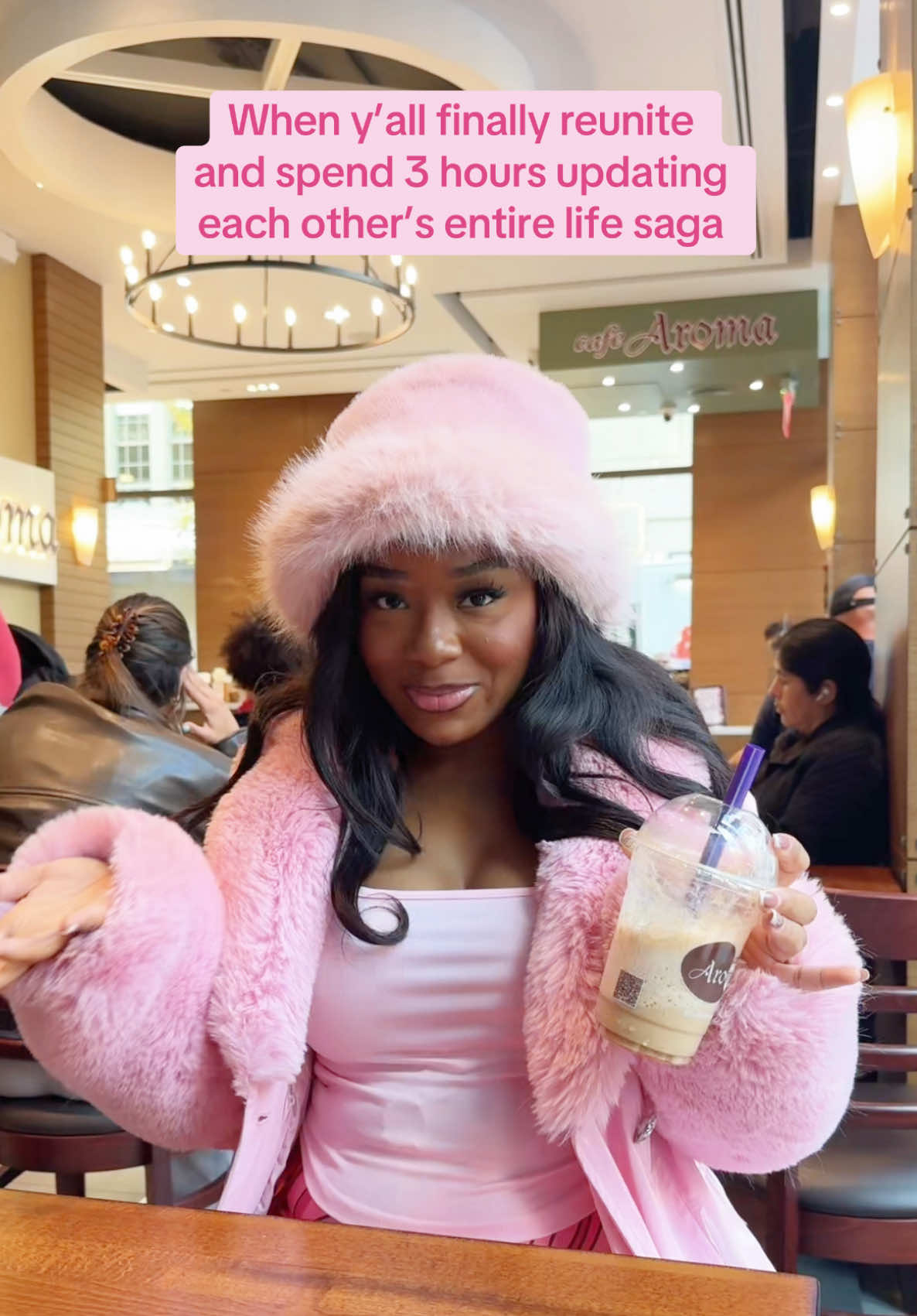 Frappes & Yap 💞 @Madison ❀ NYC #girls #girlygirls #friends 