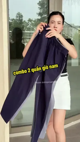 Combo 2 quần gió nam thể thao GUZADO #shopcuameoc2 #thoitrangnam #quangionam #guzado #tiktok 