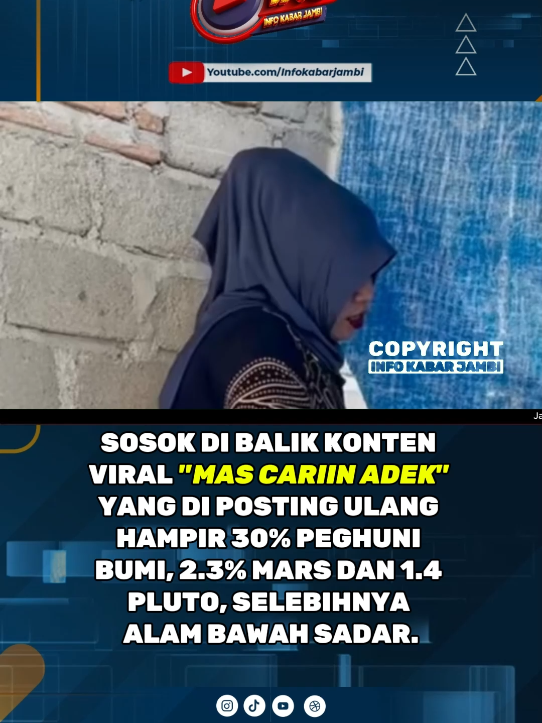 Mas cariin adek yang tengah viral di bumi.