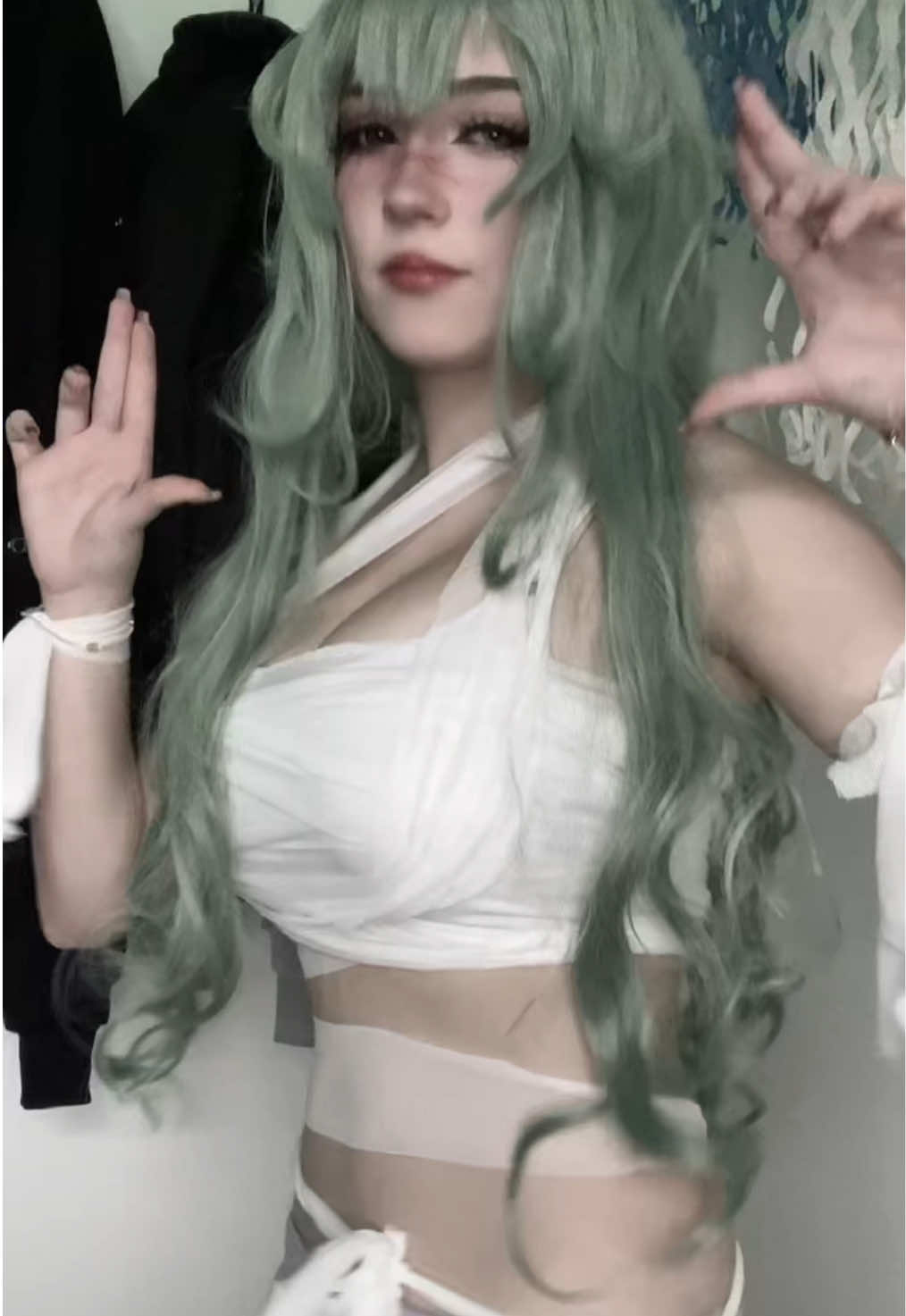 Finally did her again, y’all kept asking to do her again #eto #etoyoshimura #tokyoghoul #cosplay #fakebody 