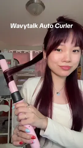 Anything to make getting ready easier is for me 🙂‍↕️ this automatic curler is a game changer! #wavytalk #wavytalkhair #rotatingcurlingiron #curlyhair #SuperBrandDay 
