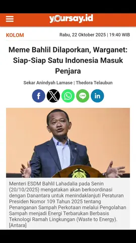 SC:@narkosun Sungguh menyebalkan 😆😆😆 Kamu ta ini min @kementerian_kurangajar @kementrianbakuhantam ? Cr: IG sibuntels