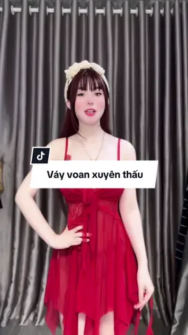 Váy voan xuyên thấu#vayvoanxuyenthau #xuhuongtiktok #myoutfit 