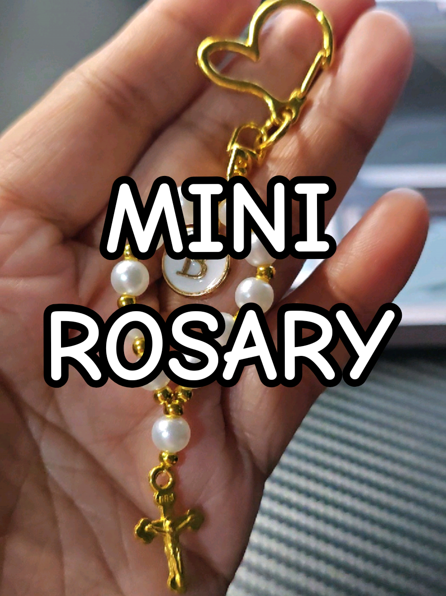 Bitbit ko faith ko, kahit saan ako magpunta 🙏 #rosary #minirosary #giftitems #foryou 