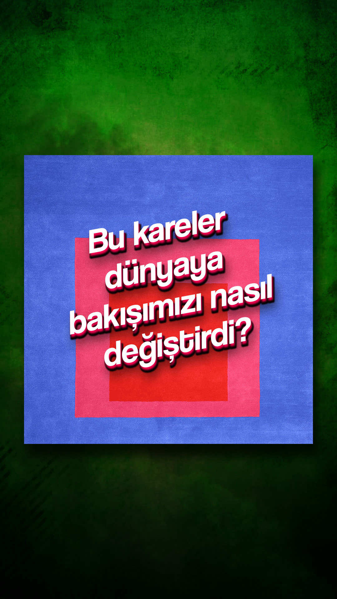 Bazen ilk bakışta anlamadığımız modern sanat eserleri dünyayı değiştirmiş olabiliyor #genelkültür #modernsanat #sanat #tasarım #renkler 