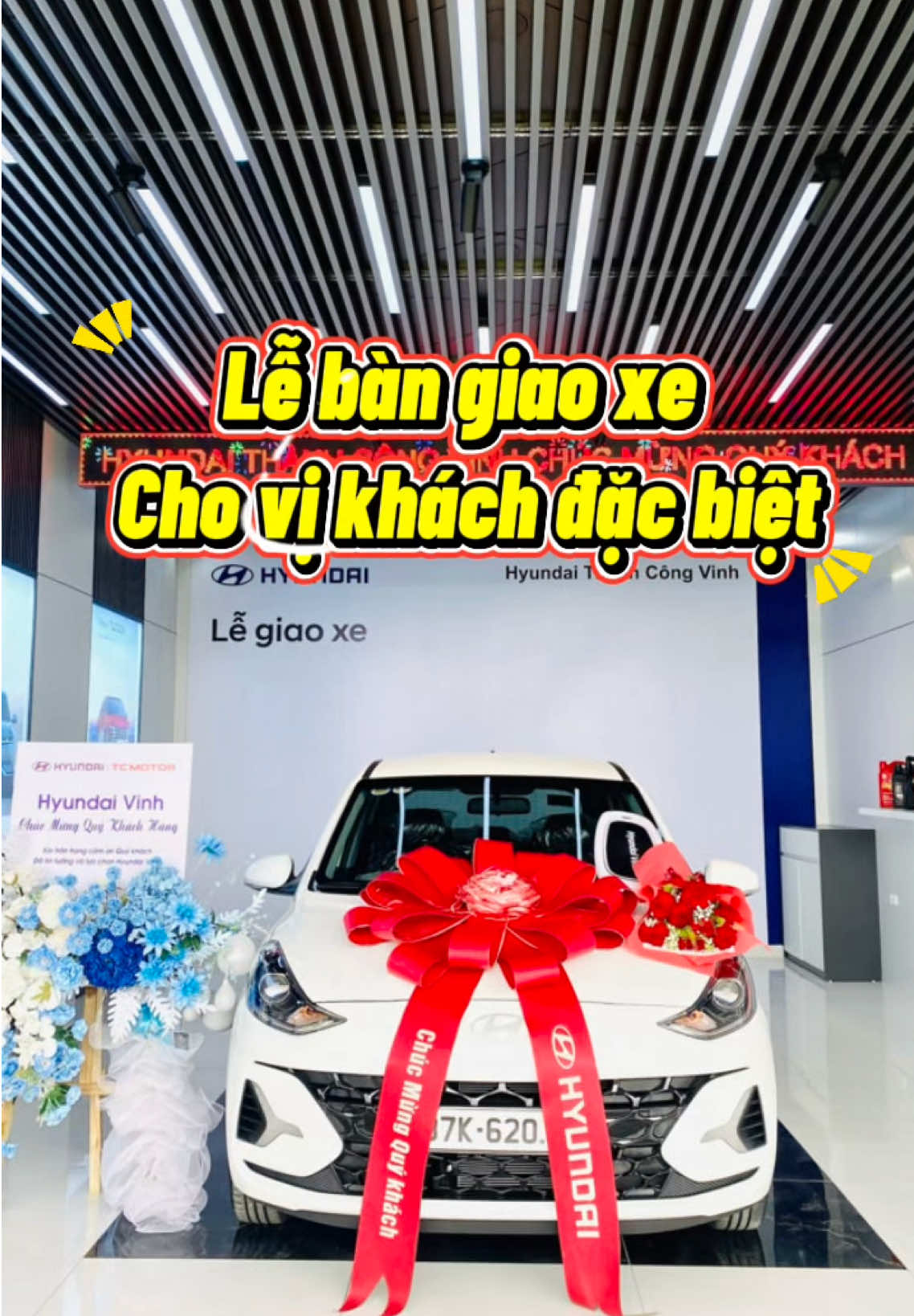 Lễ bàn Giao Xe #I10 Cho Vị Khách Đặc Biệt #lebangiaoxe #HyundaiVinhLeCuong