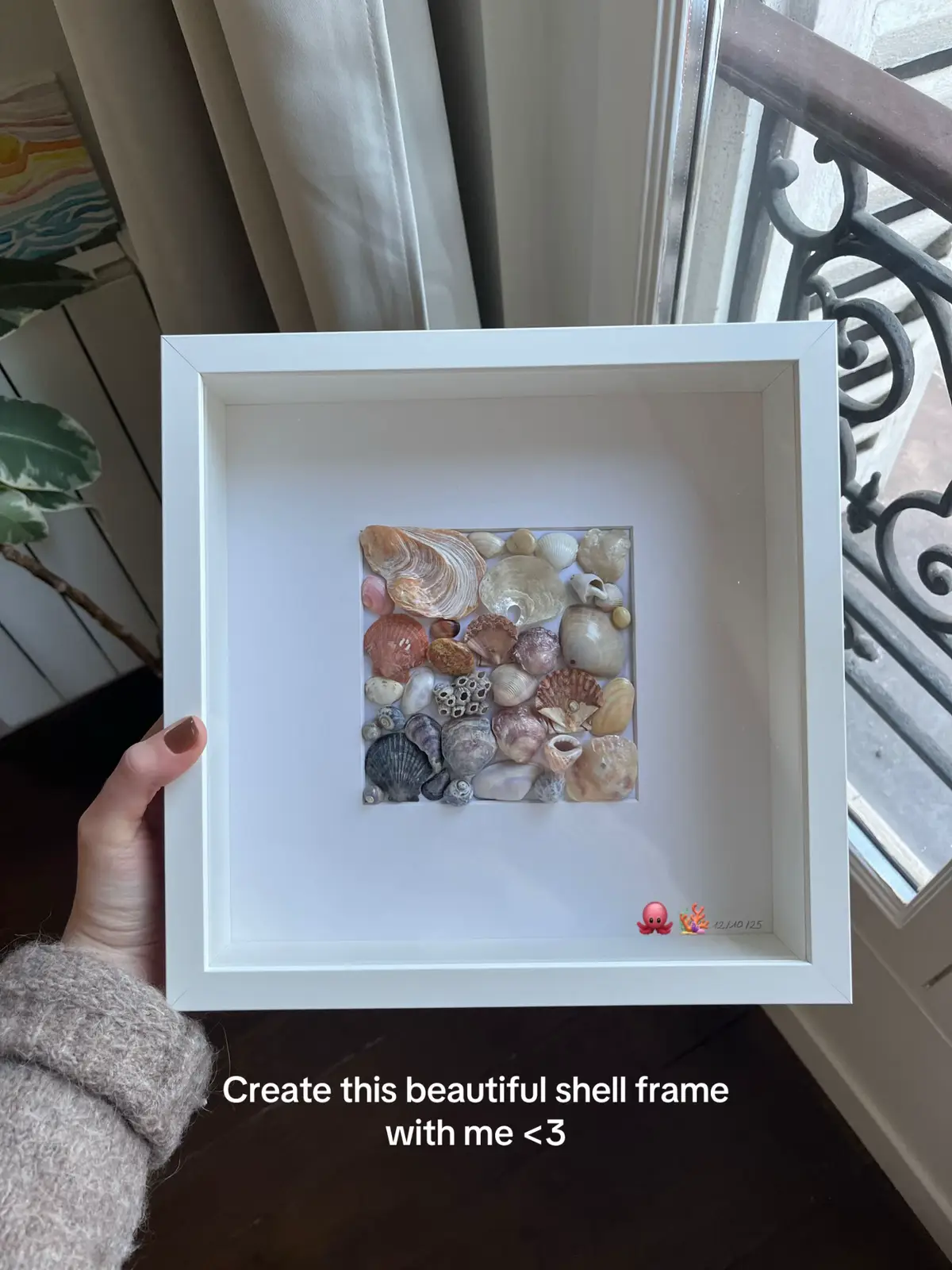 🐚🤍🧜‍♀️ #shells #seashells #DIY #sea #homedecor 