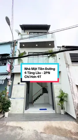 Nhà Mặt Tiền Đường - 4 Tầng Lầu - 2 PN - Phan Văn Trị Giao Tú Mỡ Giáp Bình Thạnh Chỉ Hơn 4T #nhadep #nhamattien #nhagovap #nhadepgovap #nhahemxehoi 