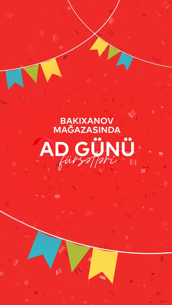 Xəbərə bax, Bakıxanov mağazamızın ad günüdür!🥳 Oktyabrın 24-dən 26-dək, cəmi 3 gün xüsusi fürsətlər: 💥Nağd alışda 60 %-dək endirim, 💥Endirimli qiyməti 24 ayadək bölmə imkanı var. Tələs, belə təkliflər asan ələ düşməz. Ünvan: Bakı ş., Sabunçu rayonu, Bakıxanov qəsəbəsi, Y.Əliyev və S.Mehmandarov küçələrinin kəsişməsi, Bakıxanov Mall-la üzbəüz 🌎 www.bakuelectronics.az 📲 WhatsApp: 055 215 49 70 ☎️ 143 #BakuElectronics #AdGünüFürsətləri #Bakıxanov