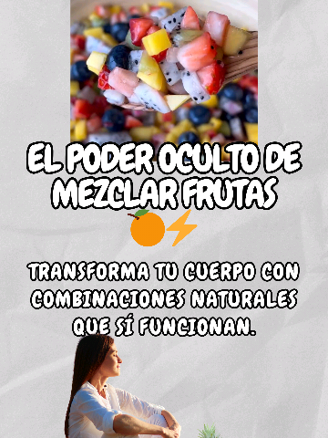 ¿Alguna vez pensaste que mezclar frutas podría ser la forma más loca y natural de potenciar tu cuerpo? 🍊💪 Imagina un laboratorio de batidos donde cada mezcla te transforma desde adentro: naranja con limón para energía, sandía con pepino para una hidratación que hace brillar tu piel ✨ y zanahoria con plátano para una vista tan nítida que hasta un francotirador te envidiaría 👀. No es magia, es naturaleza en esteroides (pero saludables 😎). Cada sorbo es como reiniciar tu cuerpo: adiós hinchazón, hola energía y piel radiante. Si aún no pruebas las combinaciones de frutas, te estás perdiendo el secreto más natural para sentirte increíble cada día 🍎🍌🍉. Sigue la cuenta para descubrir más recetas, tips y trucos que harán que tu cuerpo funcione como una máquina bien calibrada ⚙️🔥 #frutas #salud #fyp 