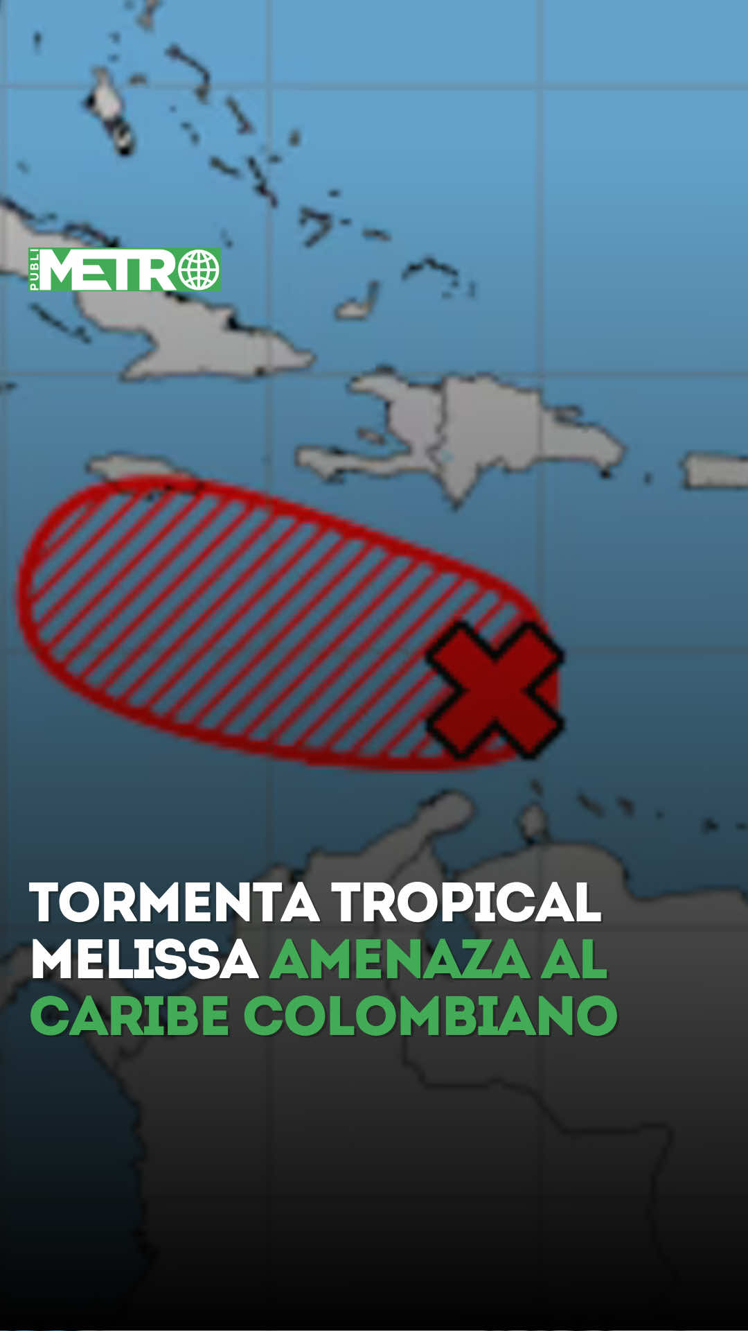#Noticias | El Centro Nacional de Huracanes (CNH) confirmó que la perturbación AL 98 evolucionó oficialmente a tormenta tropical Melissa, fenómeno que se desplaza por el Mar Caribe y que podría intensificarse hasta alcanzar categoría de huracán en los próximos días. #TormentaTropicalMelissa #ClimaColombia #RegiónCaribe #Ideam