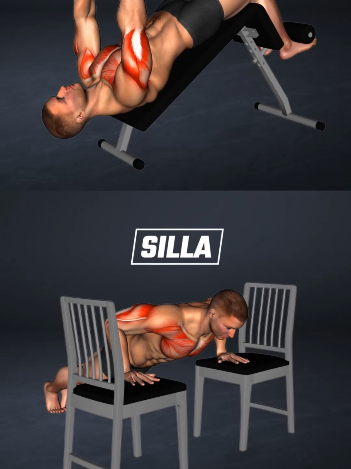 3 Ejercicios en casa para pecho que involucran los mismos músculos que estas  máquinas de gimnasio. #ejercicios #Fitness #vidasaludable #saludable 