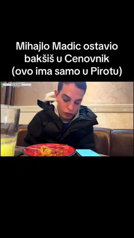 Miki ostavlja bakšiš u Cenovnik #fyp #viral #balkan 