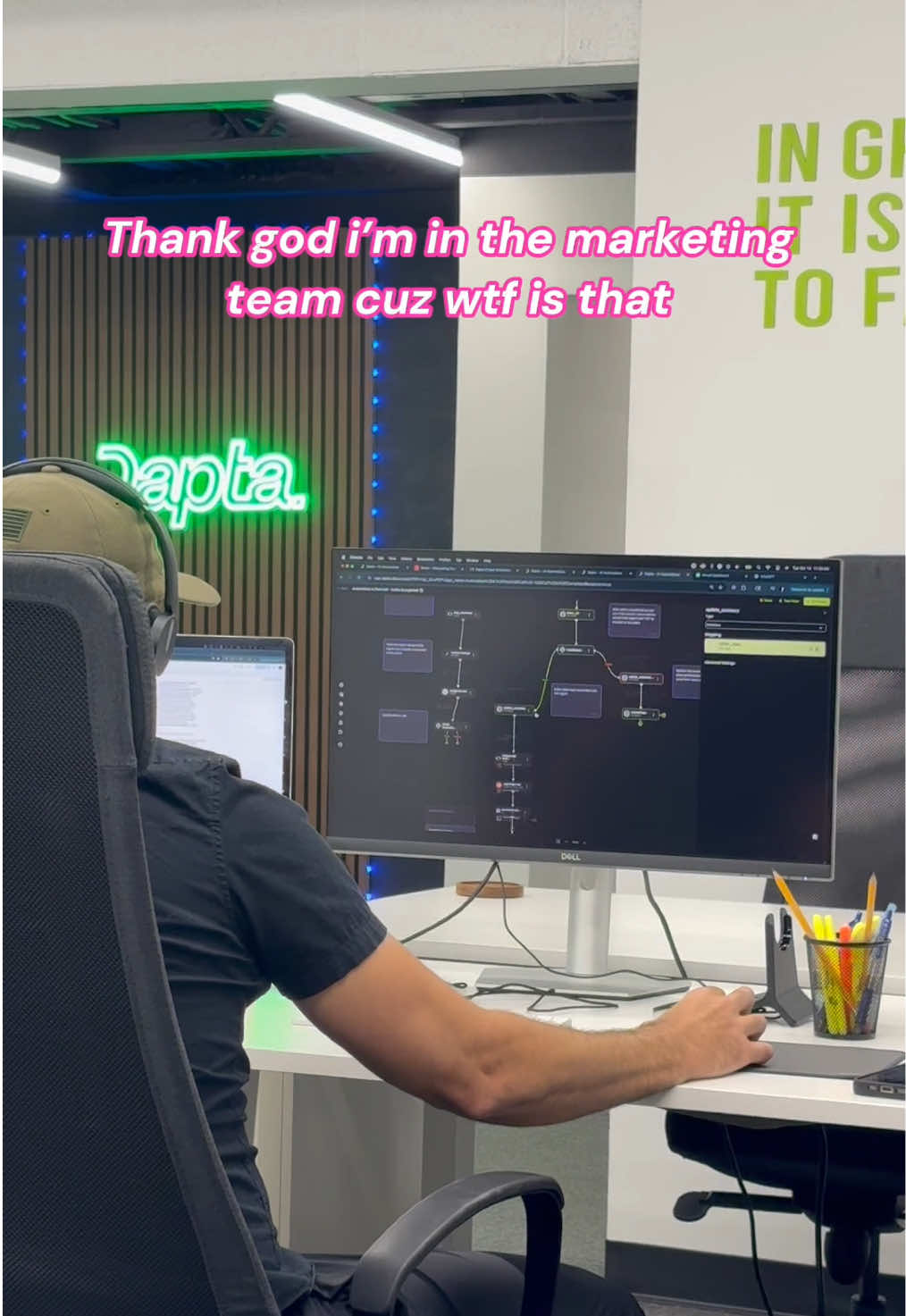Thank God I’m in marketing… because what on earth is this coding sorcery?! 😭💻 No code, they said. Easy to build, they said. 😂 #ia #ai #Tech #automations #marketing   