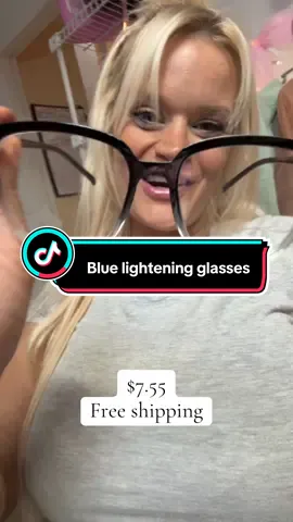 My eyes used to burn after scrolling all night 😩 These blue light glasses actually saved me 👓💙 Tons of styles + super cheap right now on TikTok Shop 🔥 #TikTokMadeMeBuyIt #BlueLightGlasses #WorkFromHomeEssentials #EyeStrainRelief #ViralFinds