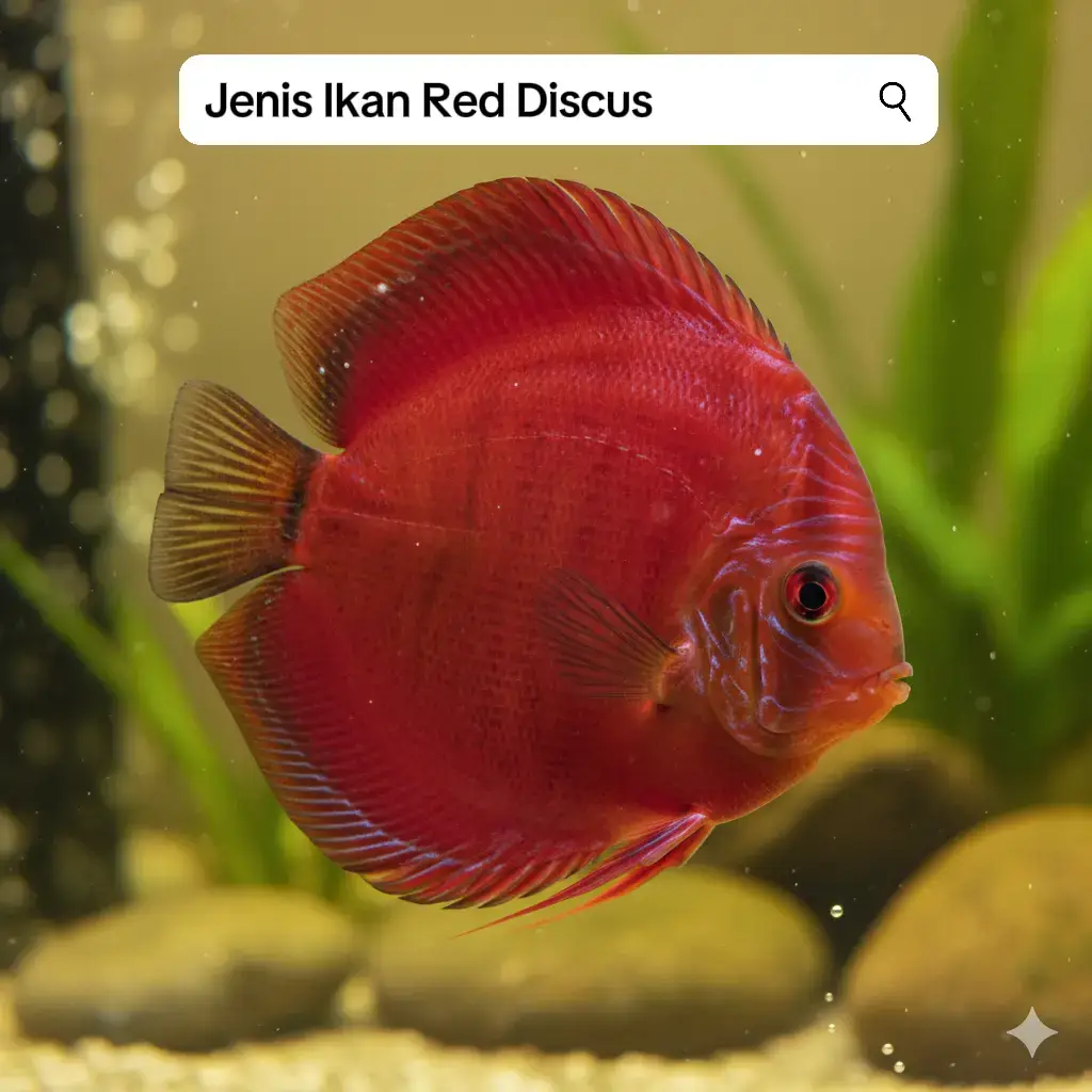1. Red Discus, atau Symphysodon discus, adalah ikan asli dari wilayah tengah/timur Amazon, khususnya dari Rio Negro di Brasil. Spesies ini memiliki sembilan batang vertikal di tubuhnya, dengan batang pertama, kelima, dan kesembilan lebih tebal. Garis pertama melintasi mata, garis kesembilan melalui sirip ekor, dan garis kelima yang paling menonjol berada di tengah tubuh. 2. Discus coklat, atau Symphysodon aequifasciatus axelrodi, populer karena mudah dipelihara di akuarium rumah. Ikan ini memiliki warna dari coklat muda hingga coklat kemerahan dengan garis vertikal di tubuhnya, terutama di sekitar sirip. 3.Symphysodon aequifasciatus haraldi, atau discus biru, memiliki warna tubuh biru tua atau coklat keunguan dengan garis-garis biru dan pita gelap horizontal. Varian seperti Cobalt Blue Discus memiliki kilau logam, sedangkan Royal Blue Discus menampilkan campuran warna biru dan kuning. 4. Symphysodon aequifasciatus aequifasciatus, atau discus hijau, memiliki variasi warna dari hijau pekat hingga kuning kehijauan dan coklat. Meskipun memiliki variasi warna, intensitas warnanya seringkali kurang mencolok. Ikan ini sulit dipelihara di akuarium rumah karena memerlukan kondisi air yang khusus. 5. Discus merah turquoise memiliki warna dasar merah cerah dengan garis biru metalik yang mencolok. Spesies ini menampilkan striping vertikal khas S. aequifasciatus. 6.Varietas ini mirip dengan turquoise merah, tetapi memiliki warna dasar oranye matahari terbenam. Striping turquoise sangat dominan dan menutupi sebagian besar tubuh. Garis vertikal terlihat tetapi sangat samar. 7. Jenis discus ini pertama kali dikembangkan di Thailand pada 1980-an dan dinamai berdasarkan mata merah gelapnya yang menyerupai rubi 