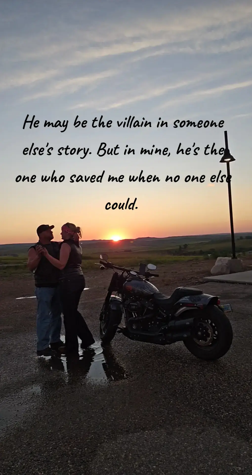 @Colin Baker You'll forever be my savior, my best friend, the love of my life. #Love #happiness #444 #harley #rideordie 