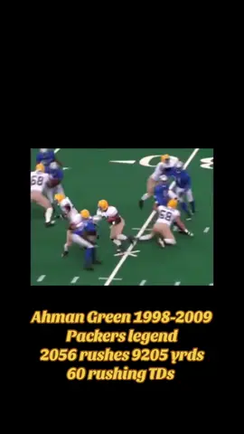 Ahman Green is a Packers legend. He ran for 1883 yards and 15 TDs with a still gunslingin Brett Favre. Dude was nice for a few years #nfl #football #RB #sports #fyp 