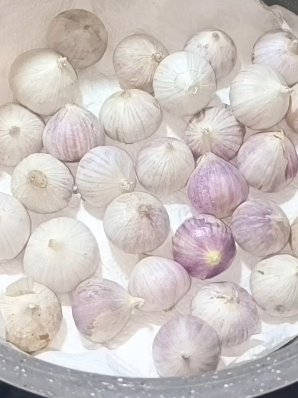 CARA MEMBUAT BLACK GARLIC ANTI GAGAL Bahan : Bawang tunggal 1kg / 1,5 kg ​Tissu foodgrade ​Air bersih ​Magic com Langkah2: 1. ​Susun tisu 4-5 lapis kewadah magiccom.  ​2. Cipratkan air 1-2x cipratan ​3. Susun bawang satu persatu ​4. Lapisi kembali dengan tisu dan cipratkan air seperti di atas hingga bawang habis ​5. tutup dan atur magic com di mode warm ​6. Tunggu 10-14 hari #cooking #blackgarlic #blackgarlichomemade #bawangtunggal #bawanghitam 