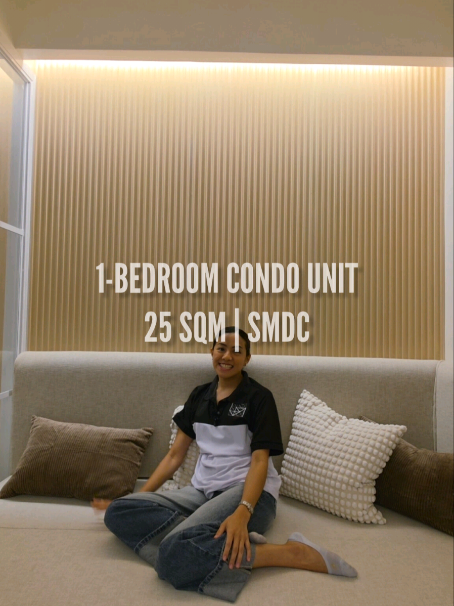 How to transform a compact 1-Bedroom Condominium Unit into an airy and cozy space. Check out this tour of IDr. @Marjan Martinez of G+M Creative Studio and see for yourself! #homedecor #housetour #smdc #transformation #interiordesign 