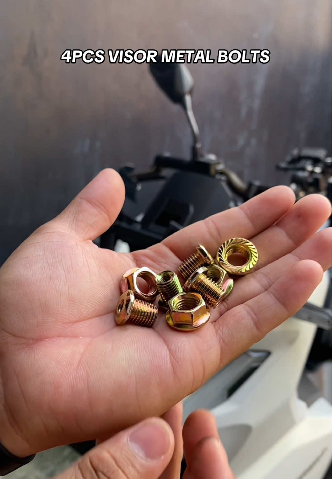 Matibay na Bolt para sa mga visor💯 #visor #adv160 #motorcycle #bolts 