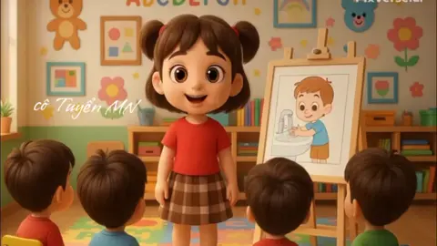 Cùng bé Na rửa sạch đôi bàn tay nha #giaovienmamnon♥️ #giaovien #giaovienmamnon #gvmn_làem #gvmn @Đỗ Tuyển @Đỗ Tuyển @Đỗ Tuyển 