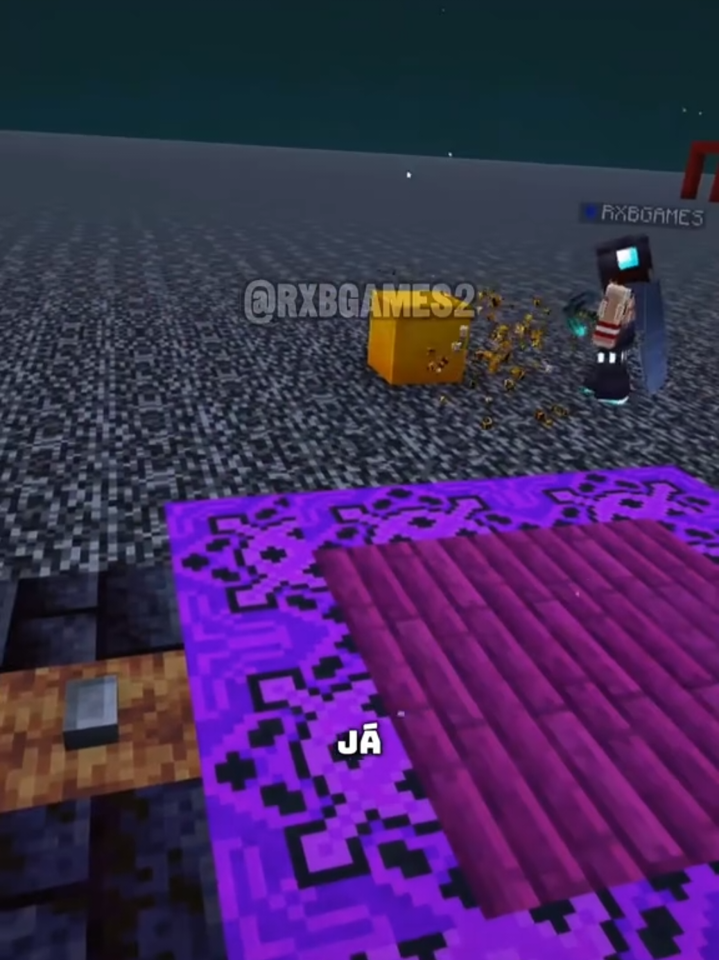 O elevador Automático do netherhub no meu mundo eterno #Minecraft @RXBGAMES @RXBGAMES @RXBGAMES 