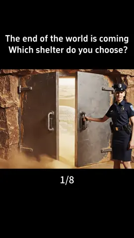 The end of world,which shelter do you choose 🇺🇸🇺🇸👀#shelter #refuge #doomsday #disaster #asmr 