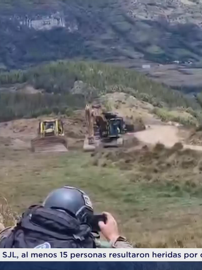 #EnVivo Autoridades realizaron una operación contra la minería ilegal en sectores de Sinchao y El Tingo en Cajamarca